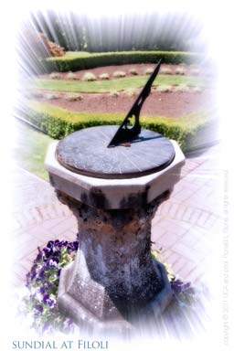 sundial at Filoli