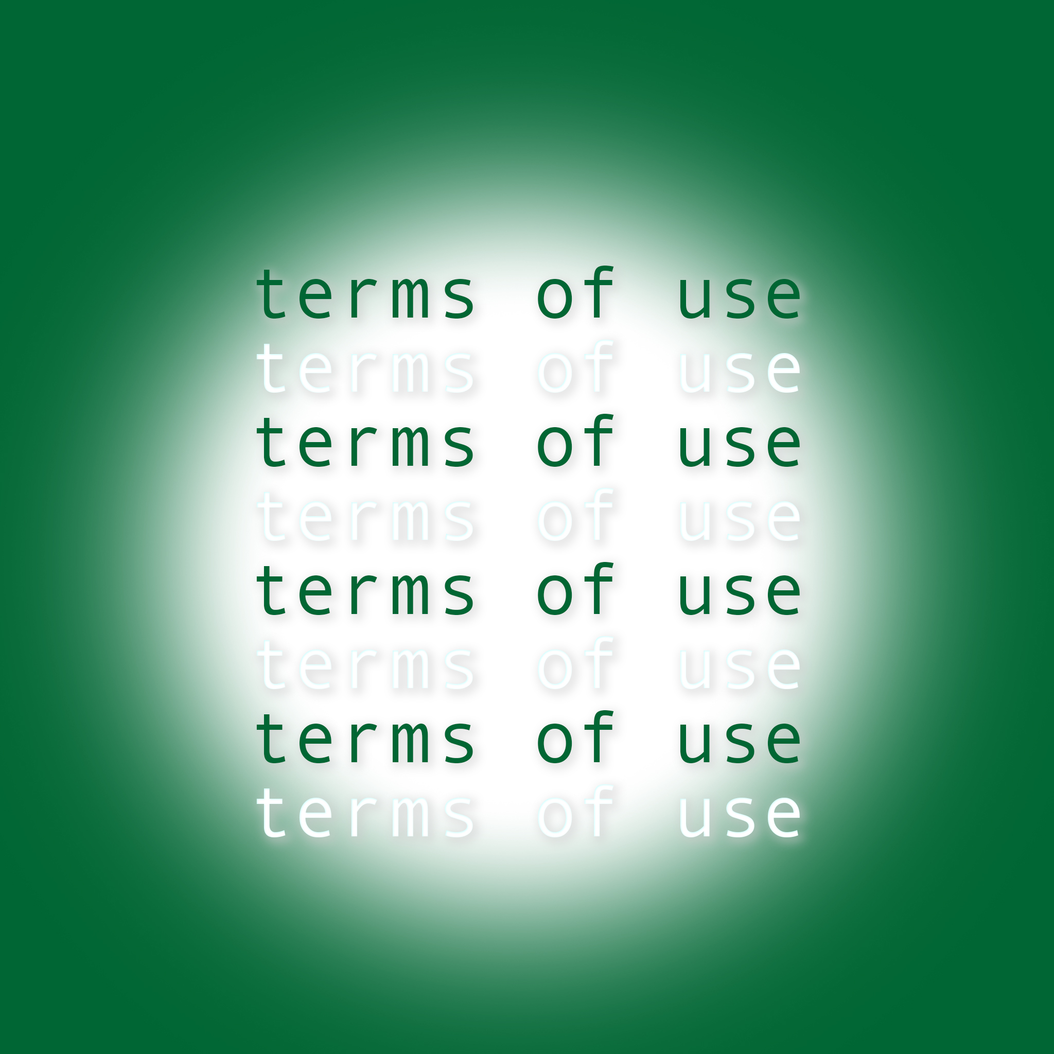 area terms of use